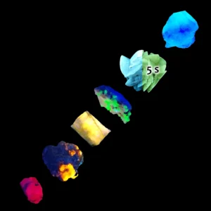 Rubin 10 Fluoreszkáló ásvány csomag (6 db)